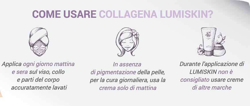 come usare collagena lumiskin : istruzioni d'uso come usare collagena lumiskin : istruzioni e avvertenze
