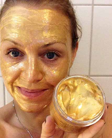 maschera viso gold mask come i faraoni maschera viso gold mask come i faraoni