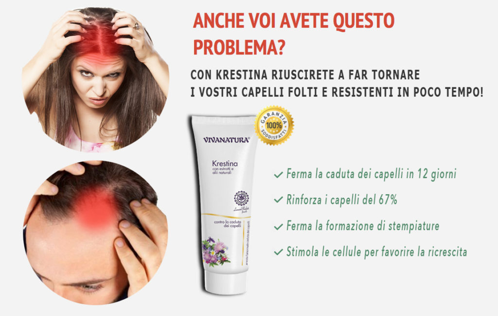 krestina risolve problema della caduta di capelli krestina risolve problema della caduta di capelli