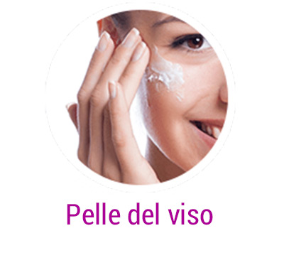 pelle del viso applicare sulla pelle del viso