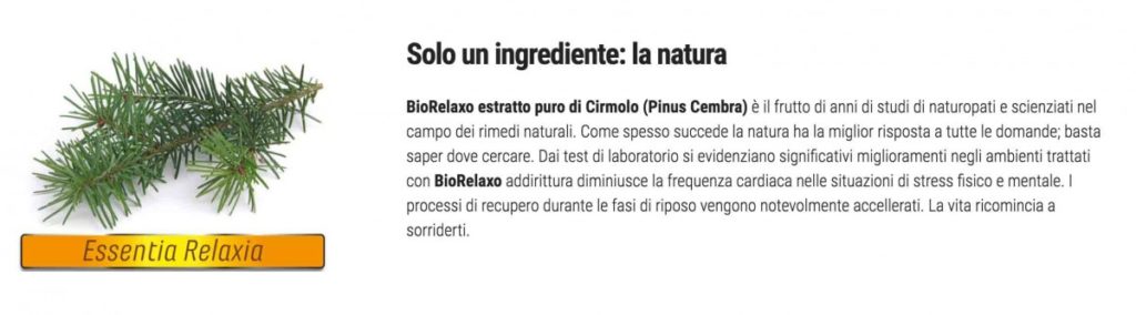 ingredienti bio relaxo ingredienti bio relaxo