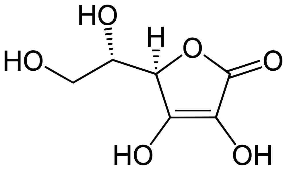Vitamina C formula chimica Formula chimica della vitamina C