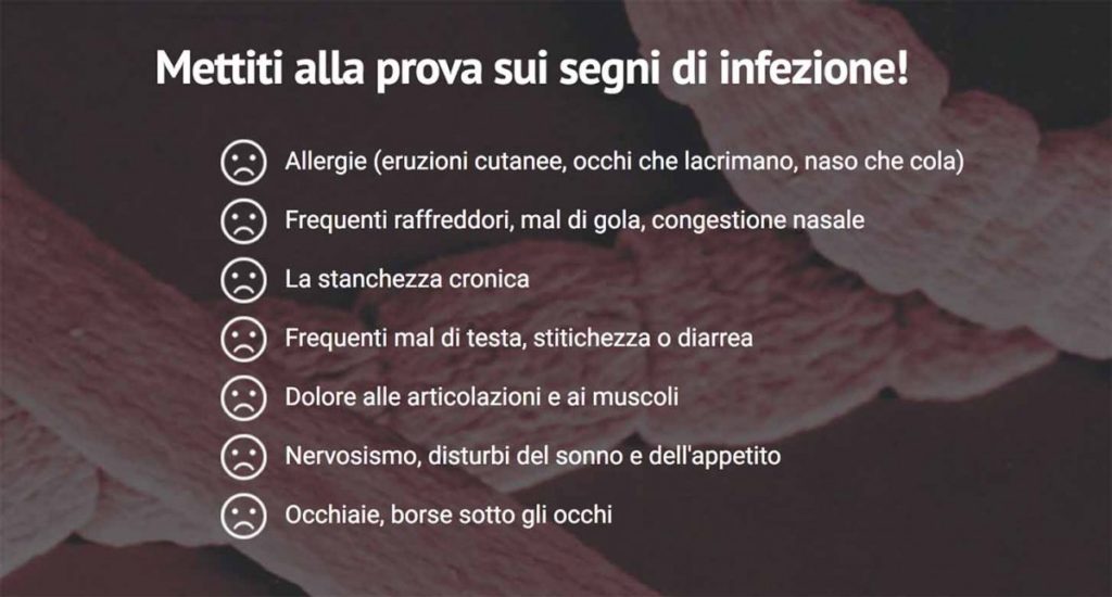 Sintomi infezioni parassitarie Sintomi infezioni parassitarie