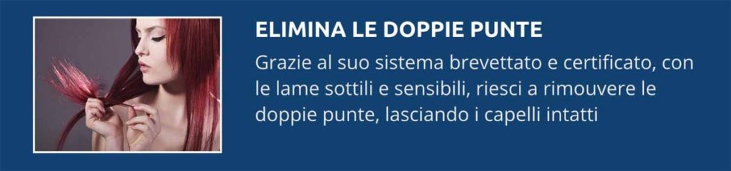 Elimina le doppie punte