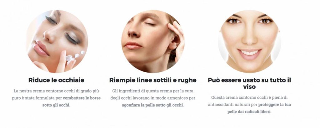 Eyskin riempie linee sottili Eyskin riempie rughe