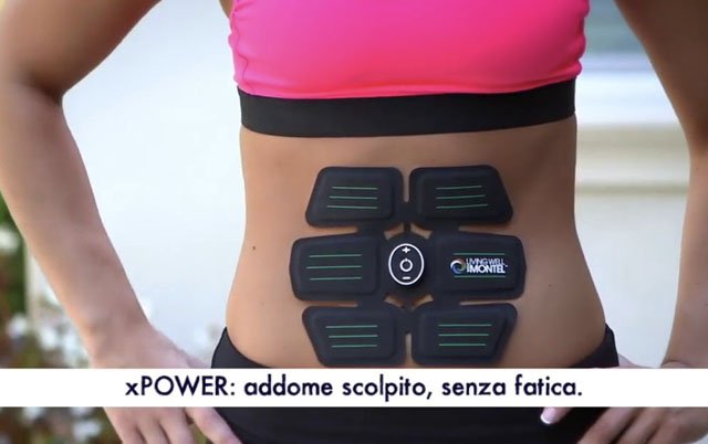 Xpower addominali scolpiti