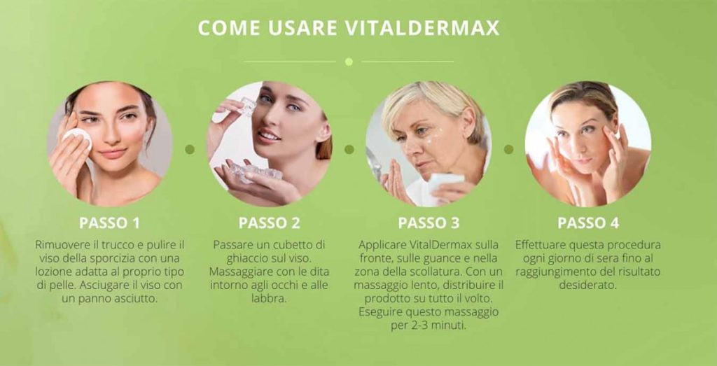 Vital dermax applicazione notturna istruzioni Come usare Vital Dermax