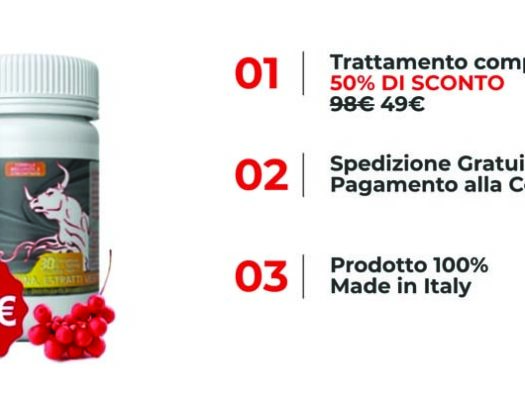 Boi Tauro compresse per disfunzione