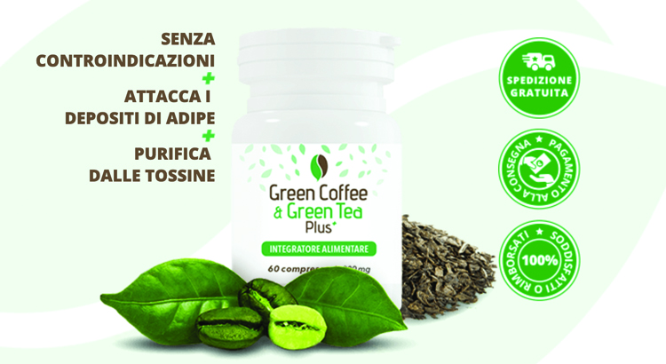 caffè verde e thè verde plus