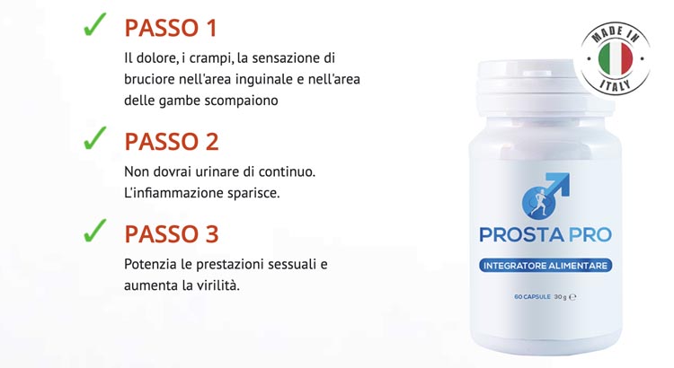 prosta pro per dolori prostata