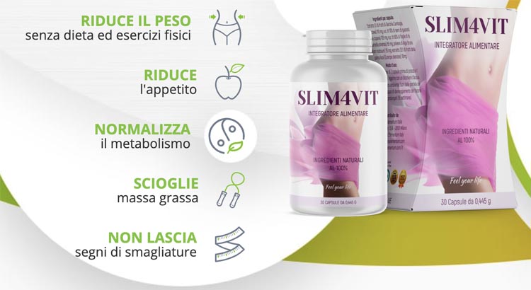 slim 4 vit capsule dimagranti